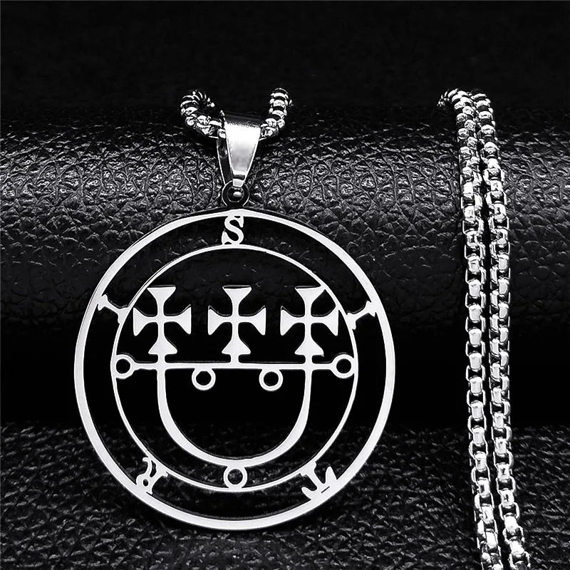 Satanic Necklace Pendant Demonic Spirit Sitri