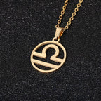Zodiac Sign Necklace - Pendant 12 Constellations