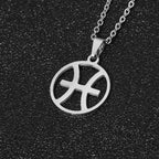 Zodiac Sign Necklace - Pendant 12 Constellations