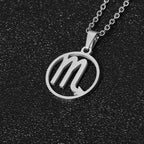 Zodiac Sign Necklace - Pendant 12 Constellations