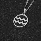 Zodiac Sign Necklace - Pendant 12 Constellations
