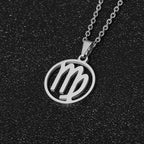 Zodiac Sign Necklace - Pendant 12 Constellations