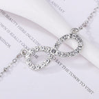 Infinity Symbol Pendant Necklace for Women silver