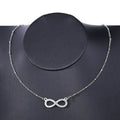 Infinity Symbol Pendant Necklace for Women silver