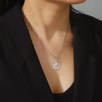 Eagle Head Pendant Necklace Silver