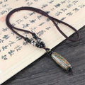 Cyan Tibetan Necklace