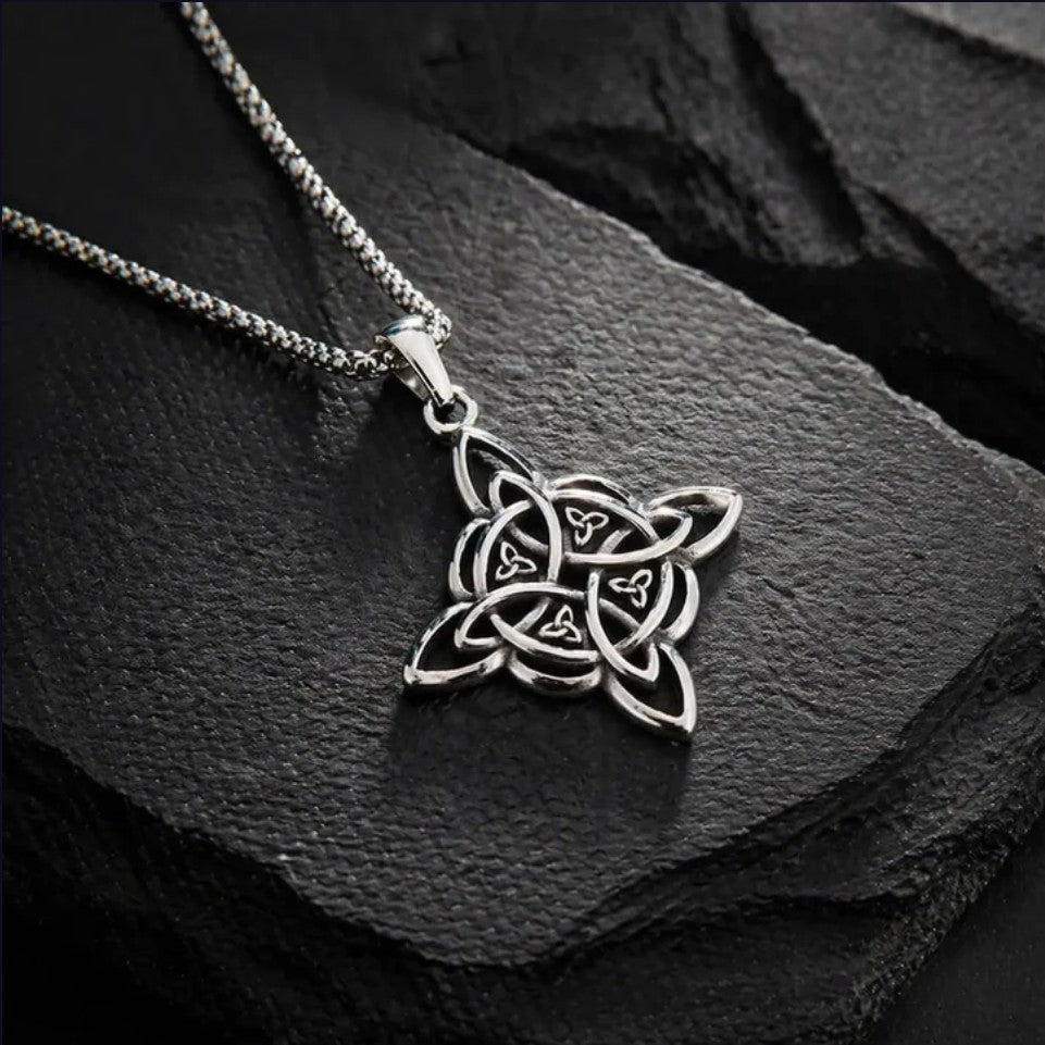 "Eternal Life" Celtic Trinity Knot Necklace 