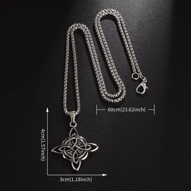 "Eternal Life" Celtic Trinity Knot Necklace 