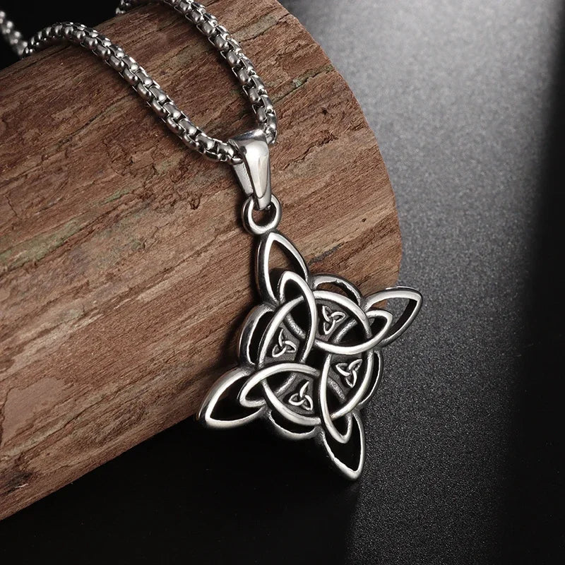 "Eternal Life" Celtic Trinity Knot Necklace 