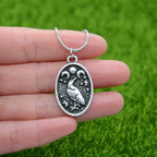 Viking Necklace with Odin's Raven Pendant type 2
