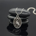 Viking Necklace with Odin's Raven Pendant type 2