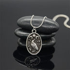 Viking Necklace with Odin's Raven Pendant type 2