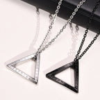 Viking Necklace Celtic Runic Pendant Men Women Nordic black
