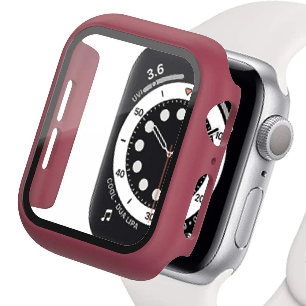 Tempered Glass Case Protection for Apple Watch