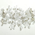 Diamond and Flower Wedding Tiara
