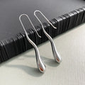 Elegant Fine Drop Water Dangling Earrings silver