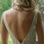 Back Chain Set Necklace Ornamental Dorsal Woman silver