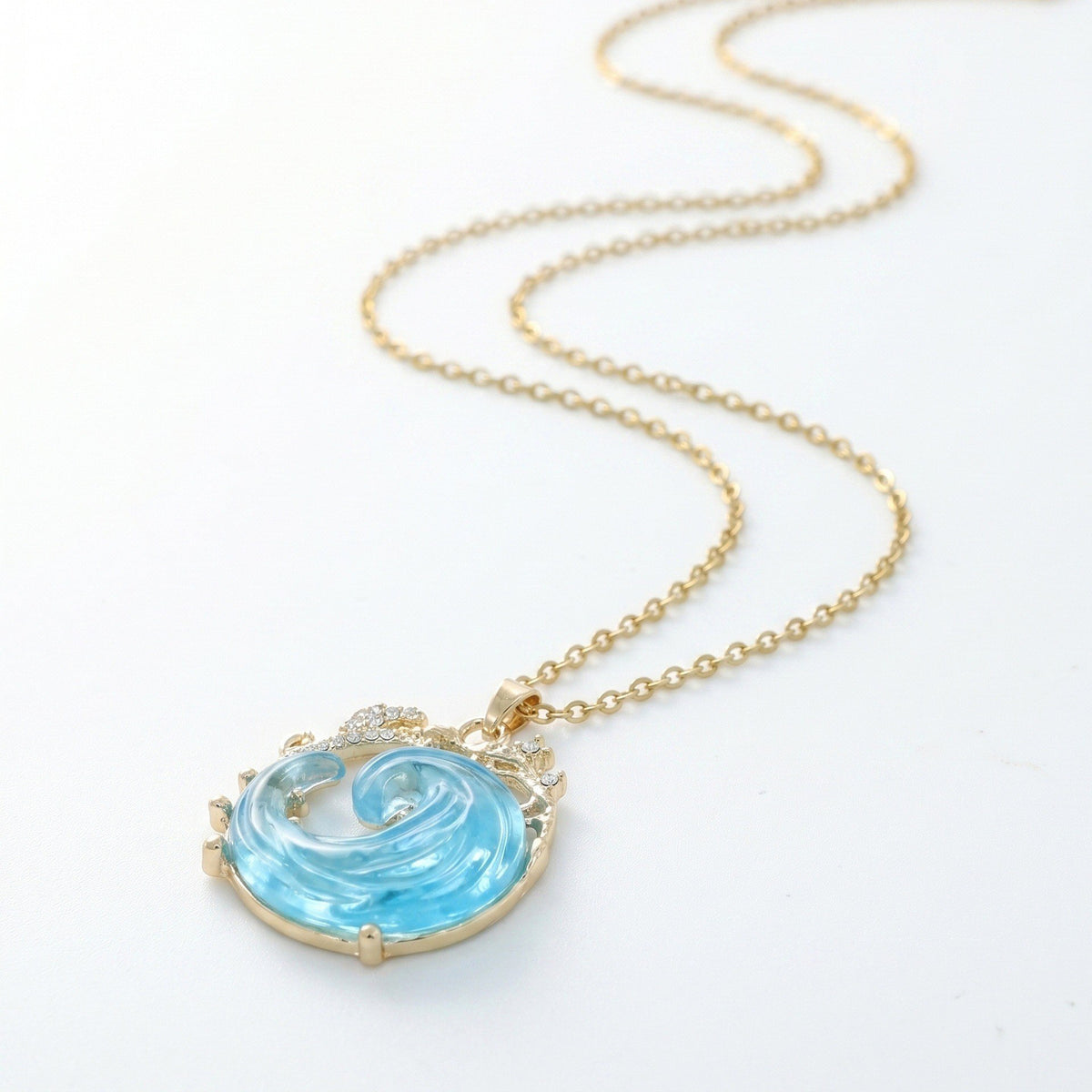 Necklace with “Ocean Promise” pendant