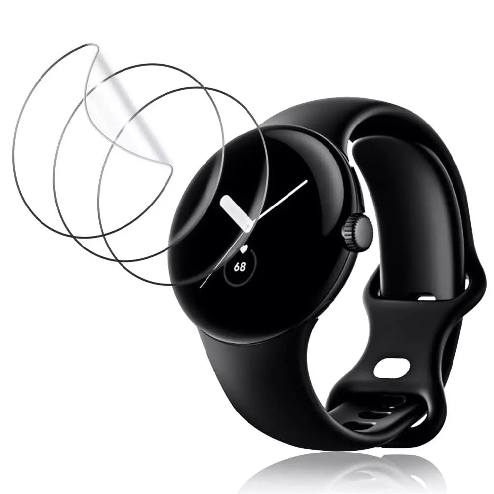 Transparent Scratch-Resistant Screen Protector Film for Google Pixel Watch 1 & 2