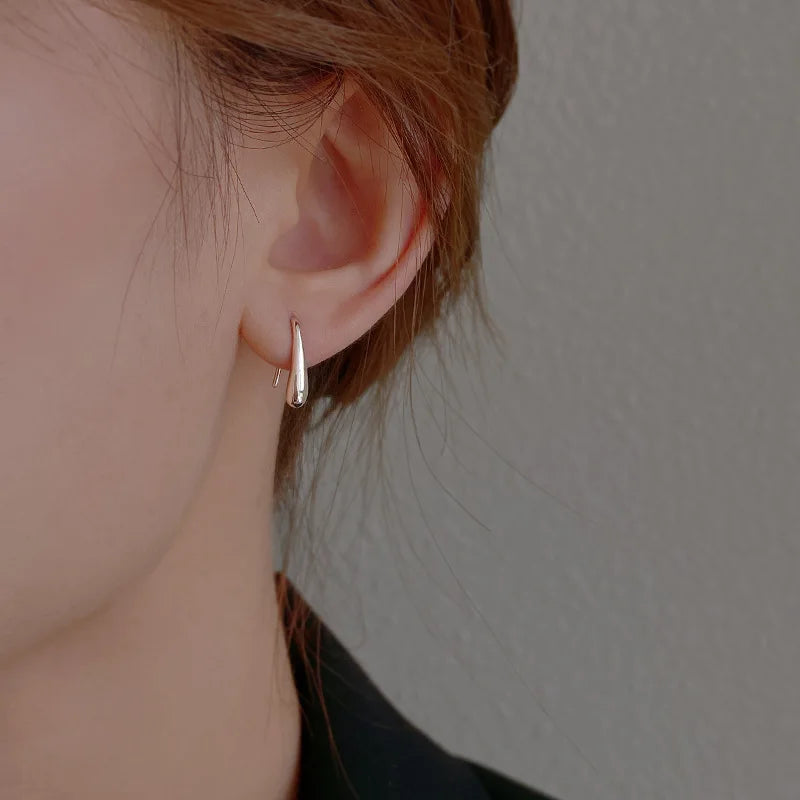 Fine Silver Drop Dangle Earrings