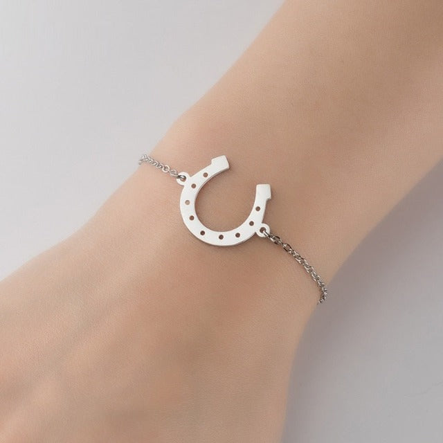 Horseshoe Bracelet Lucky Horseshoe Silver