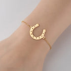 Horseshoe Bracelet Lucky Horseshoe Gold
