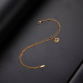 Lotus Flower Bracelet for Women in Gold