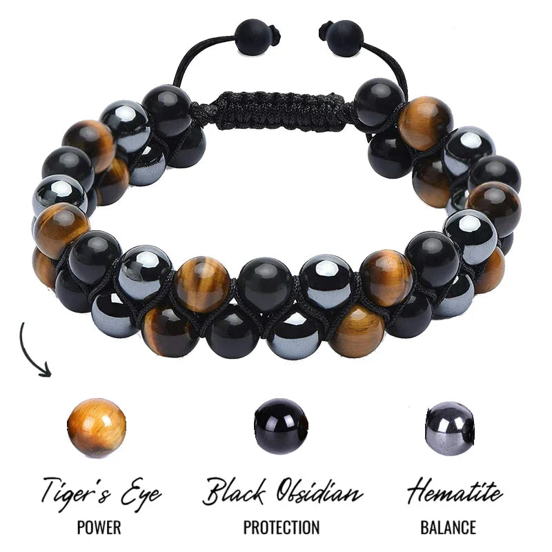 Tiger Eye Gourmet Bracelet Cords & Stones