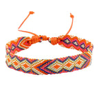 Set of 8 Brazilian Bracelets with Geometric Patterns