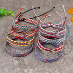 Set of 8 Brazilian Bracelets with Geometric Patterns