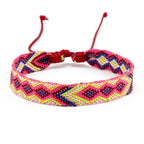 Set of 8 Brazilian Bracelets with Geometric Patterns