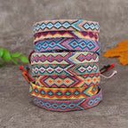 Set of 8 Brazilian Bracelets with Geometric Patterns