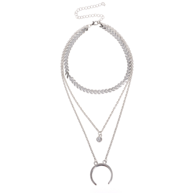 Bohemian Chic silver pendant