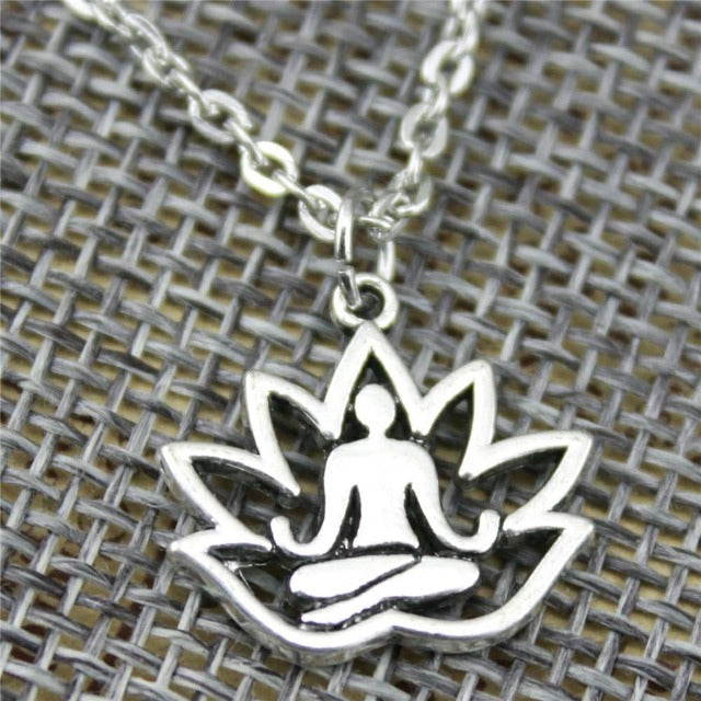 Silver Buddha Pendant