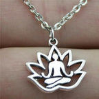 Silver Buddha Pendant