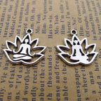 Silver Buddha Pendant