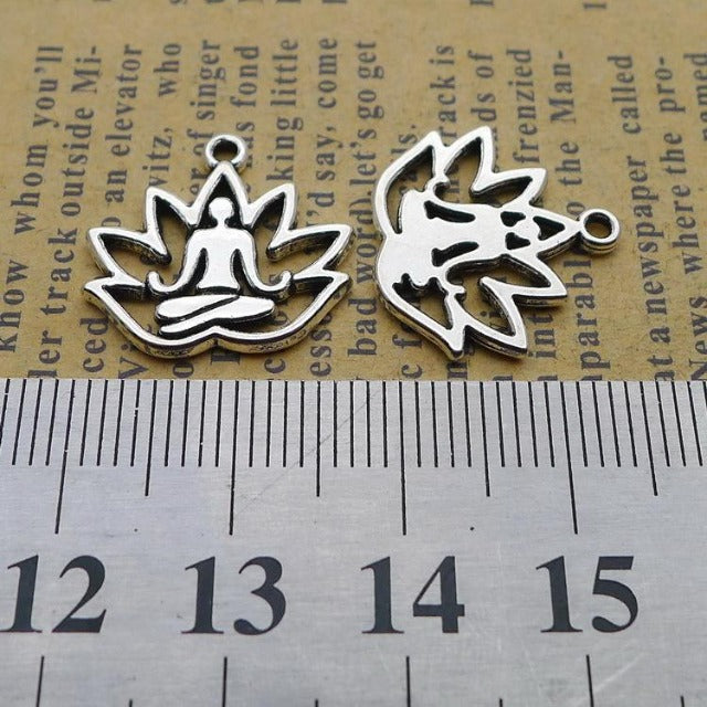 Silver Buddha Pendant