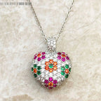 Floral Heart Pendant - Exception®