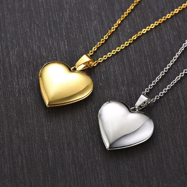 Locket Heart Pendant for Photo