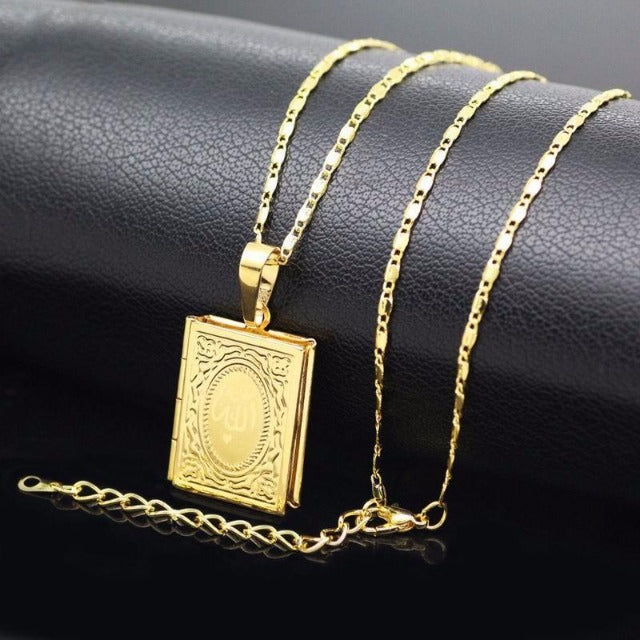 Gold Quran Pendant