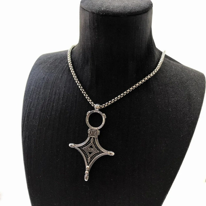 Agadez Cross Pendant in Silver - Exception®