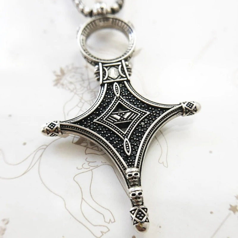 Agadez Cross Pendant in Silver - Exception®