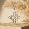 “Eternal Protection” witch’s knot pendant and necklace