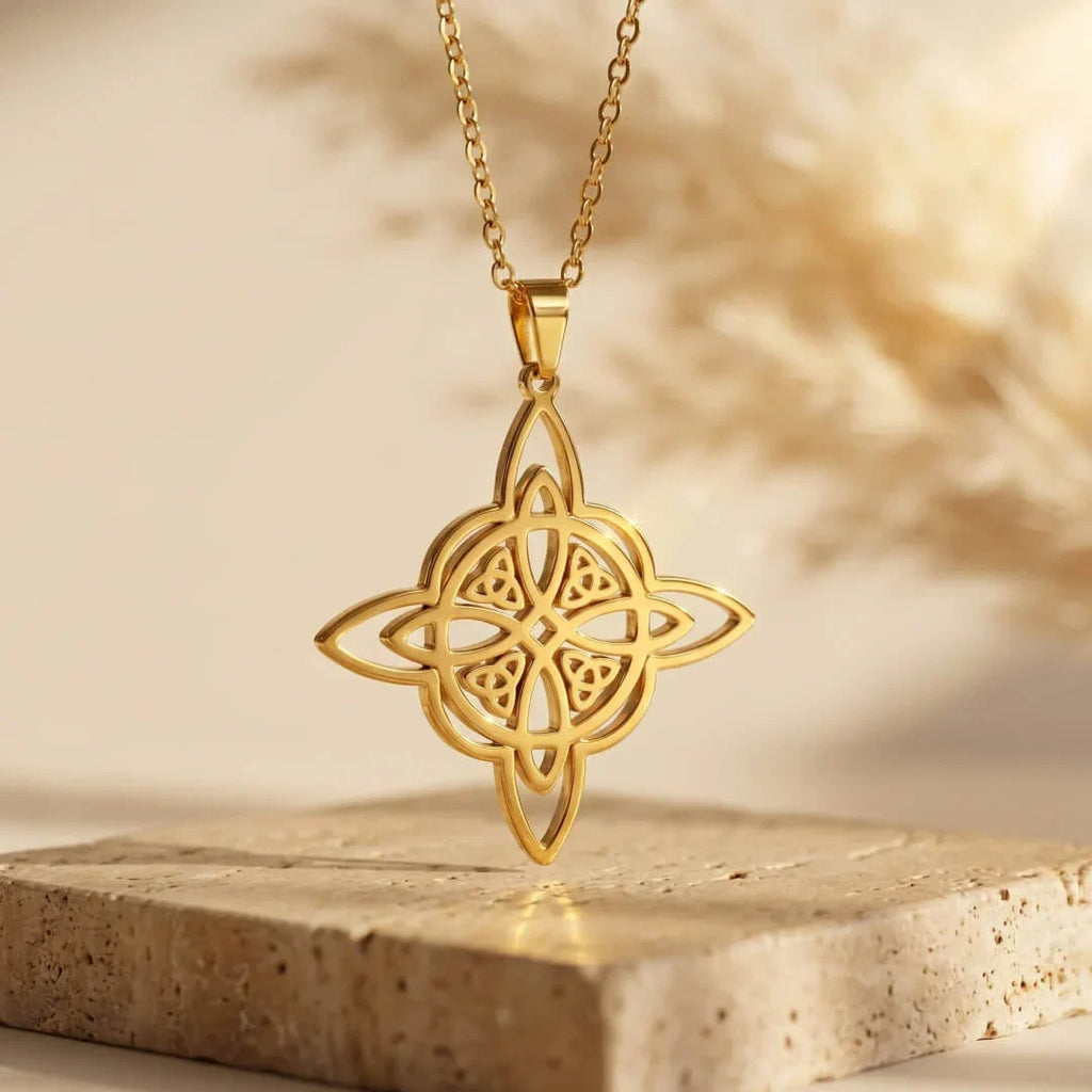 “Eternal Protection” witch’s knot pendant and necklace