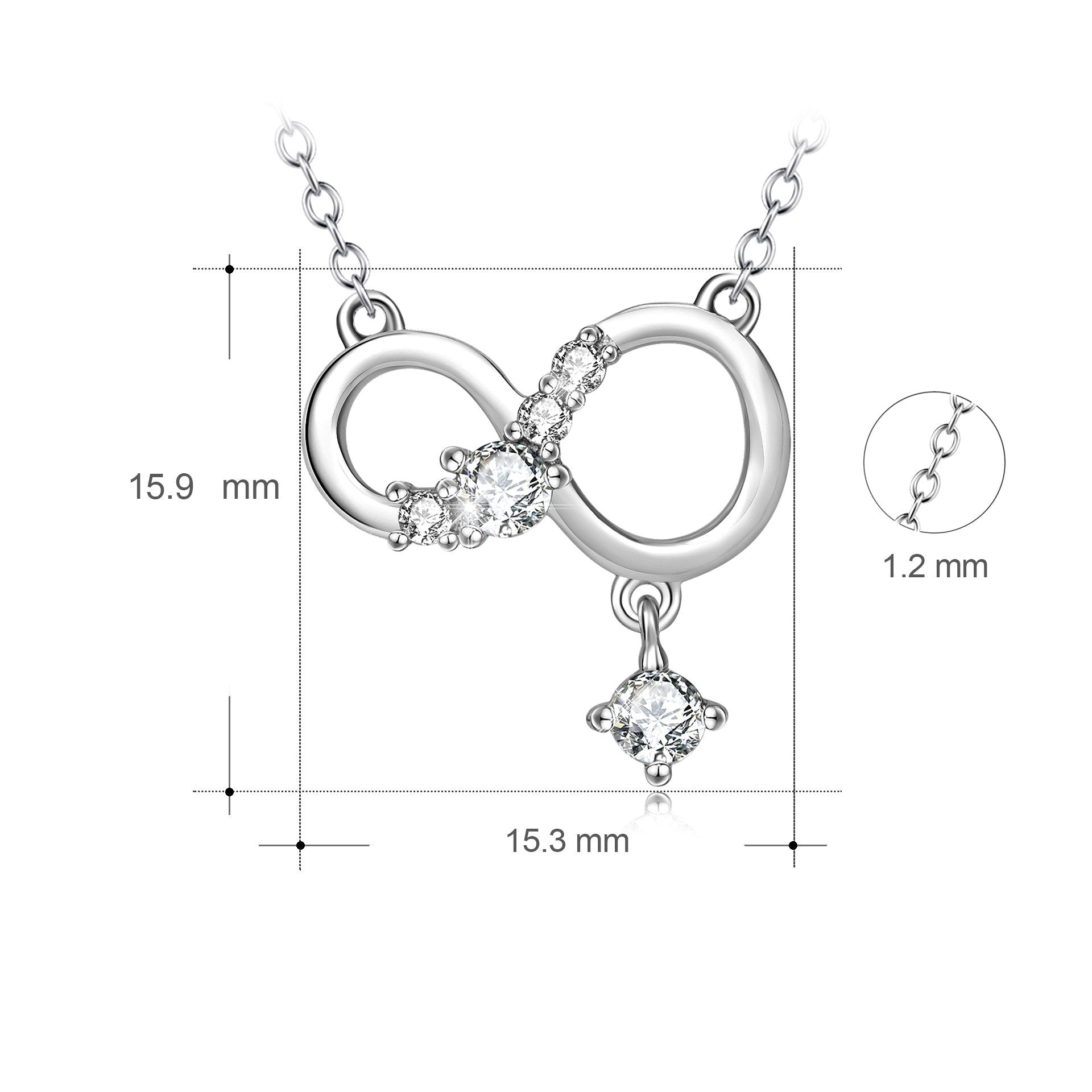 Silver Infinity Pendant