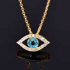 Blue Eye Pendant gold