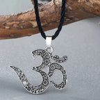 Om Symbol Buddhism Silver Pendant