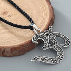Om Symbol Buddhism Silver Pendant