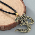 Om Symbol Buddhism Gold Pendant