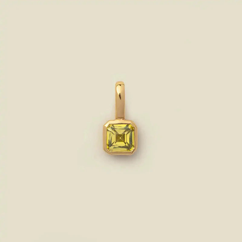 Colored Zodiac Sign Pendant